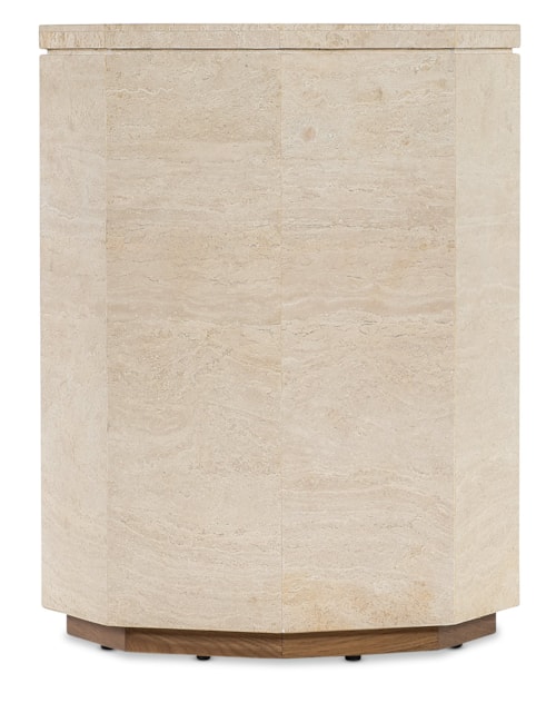 Casual Octagon Marble Spot Table