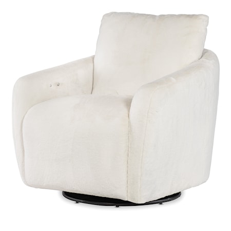 Swivel Chair With Power Footrest