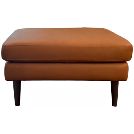 Leather Ottoman