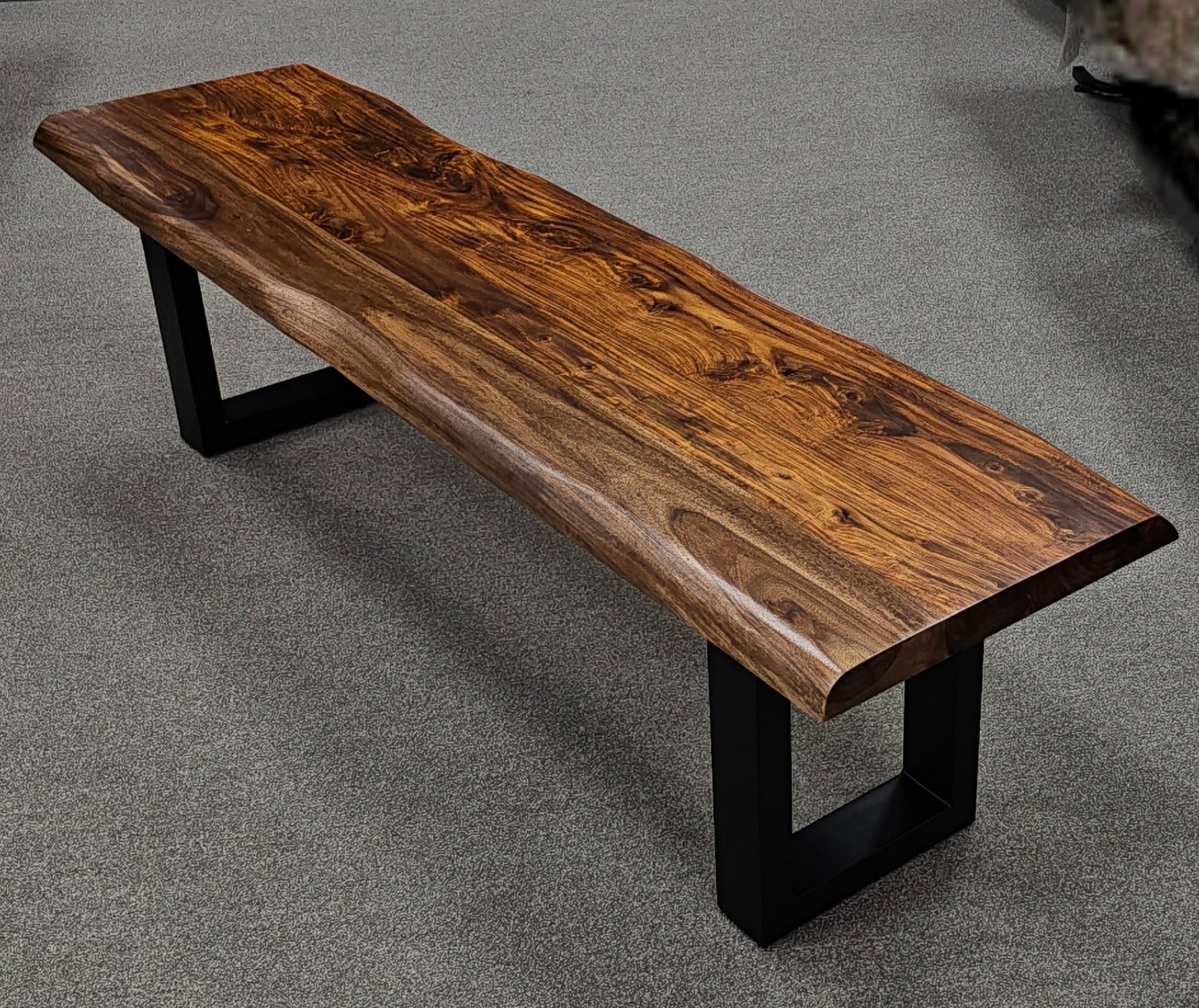 Live Edge Sheesham Bench