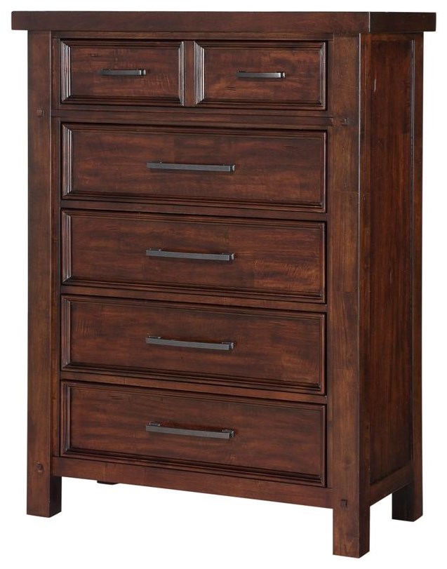 HH HAYWARD 75531 5 DRAWER CHEST MANGO WOOD | Walker's
