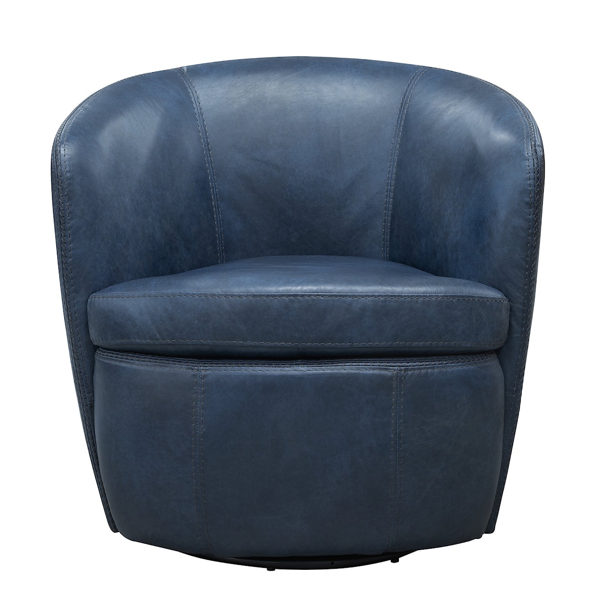 Forest Hills Benjamin Leather Swivel Chair
