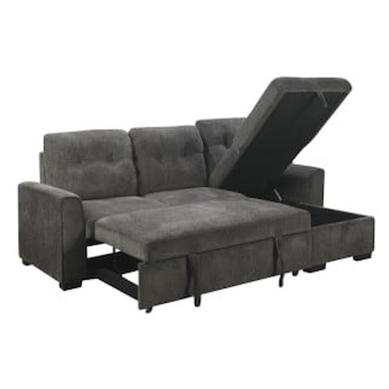 Home Style Toby 2-Piece Chaise Sleep Sofa