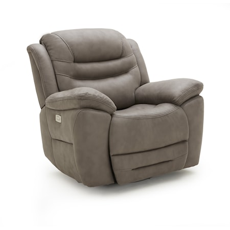 Damian Power Swivel Recliner w/Adj Headrest