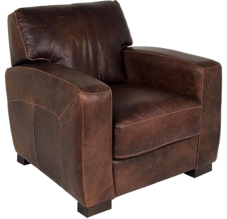 FULL ITALIAN LEATHER CHAIR