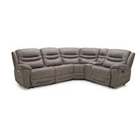 Damian 5-pc Manual Reclining Sectional