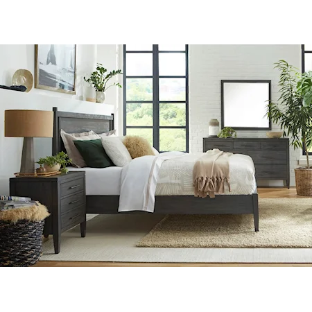 CONTEMPORARY 4 PIECE QUEEN BEDROOM SET