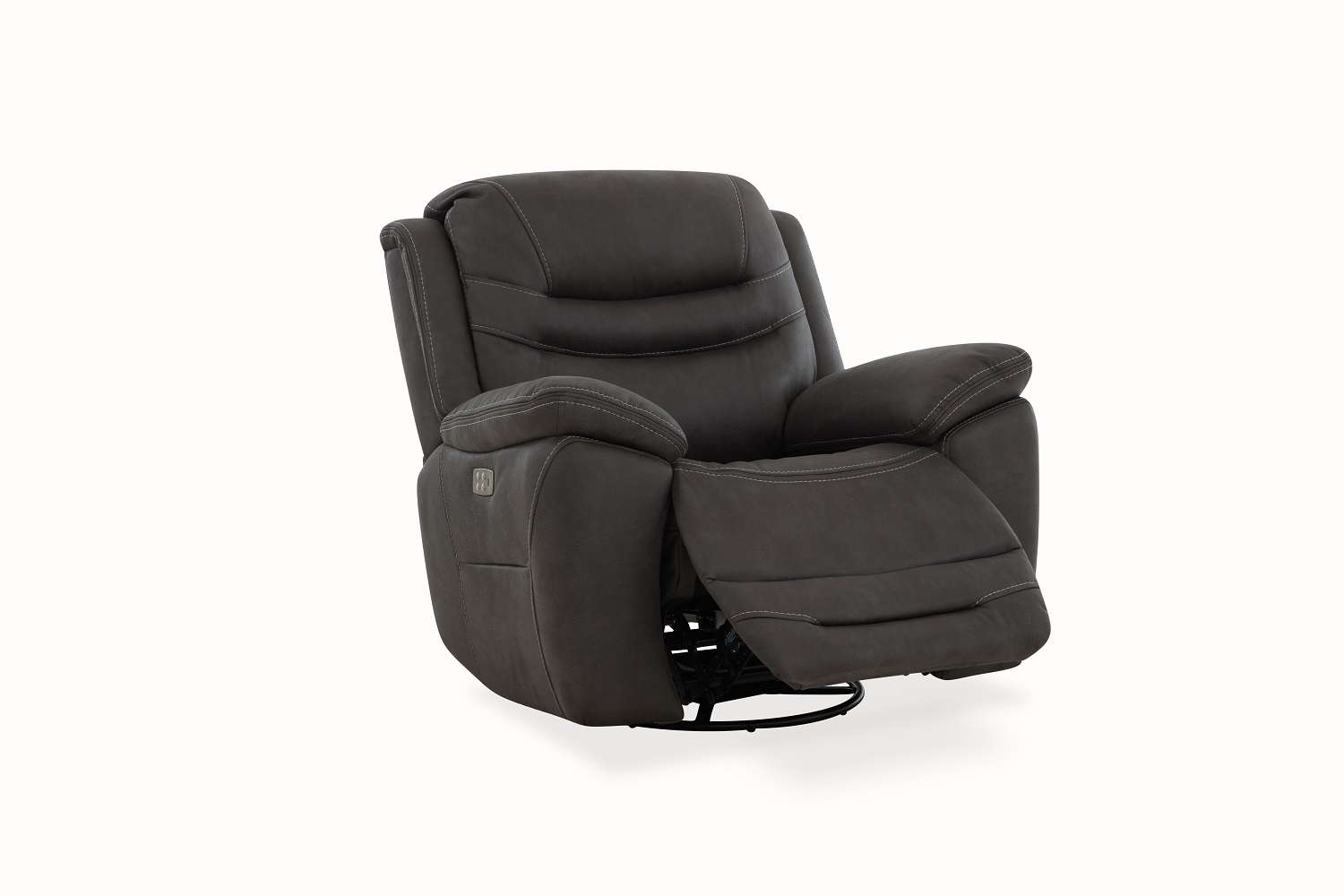 K.C. Macke 101047 Swivel Power Recliner w/Adj Headrest | Walker's ...