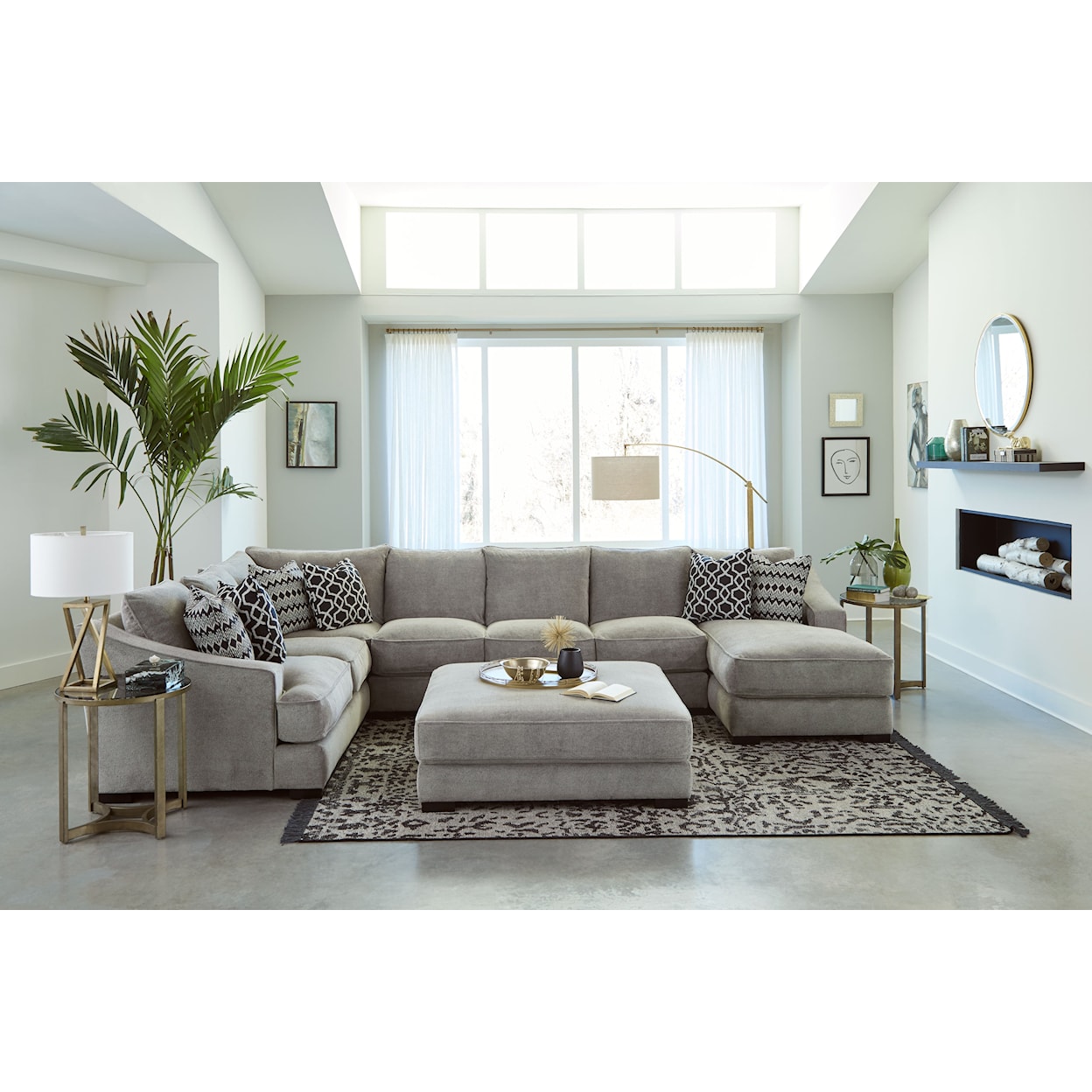 Sunset Home 338 3 Pc Sectional Sofa