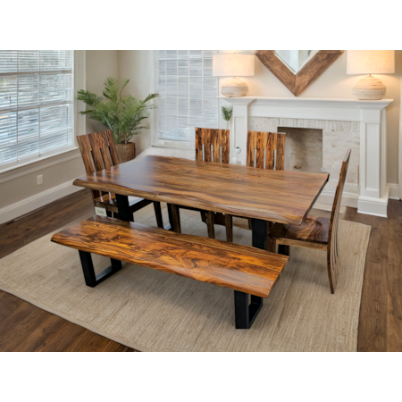 6-Piece Sheesham Dining Group