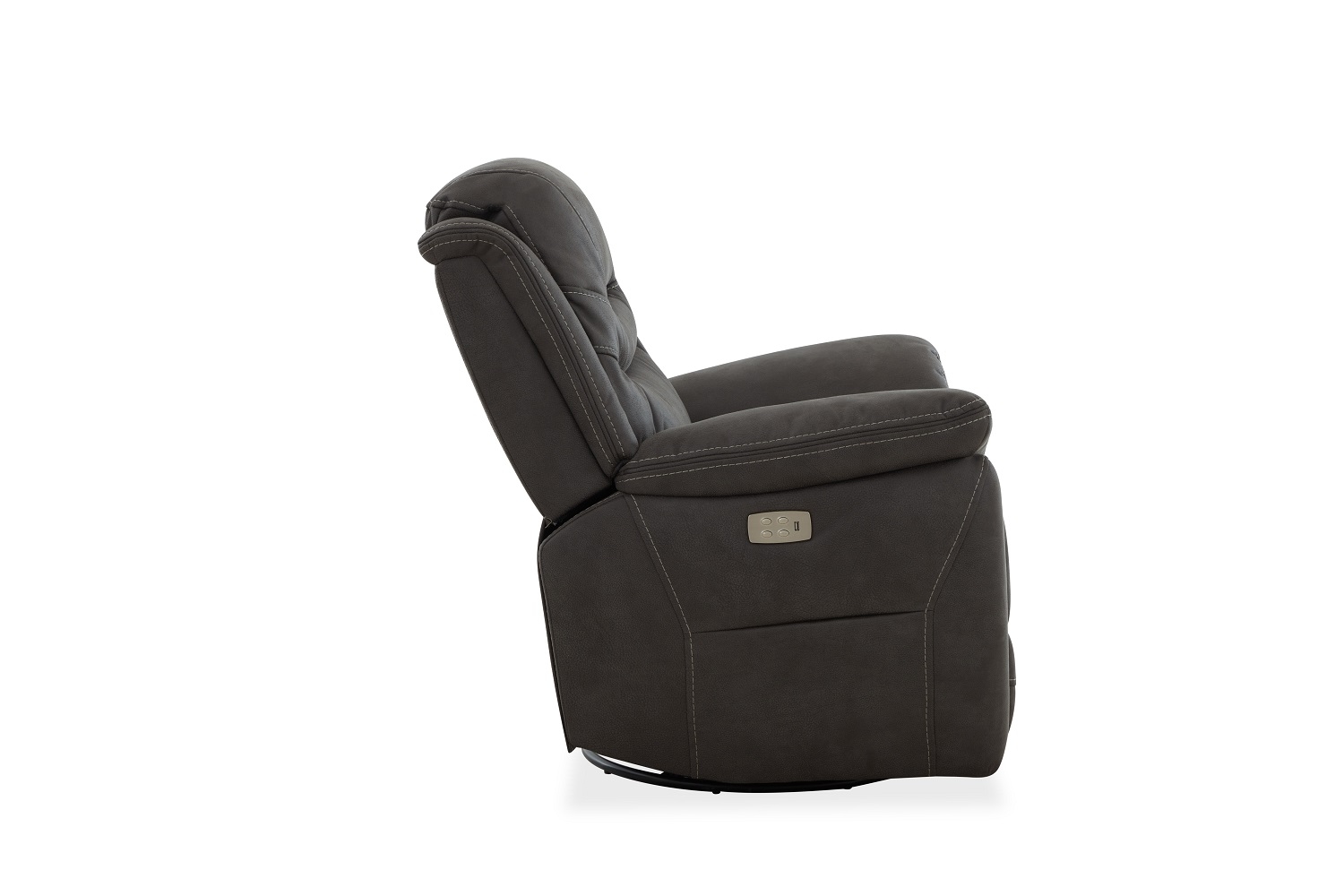 K.C. Macke 101047 Swivel Power Recliner w/Adj Headrest | Walker's ...
