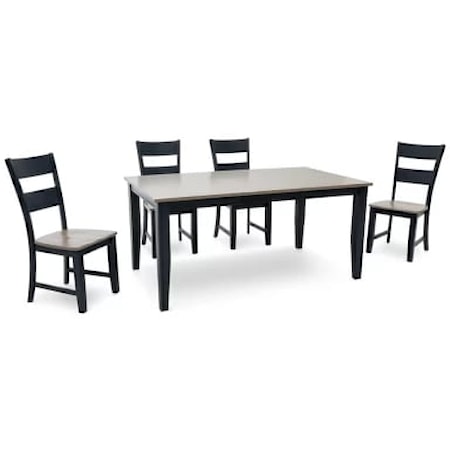 Standard Height Table & 4 Chairs
