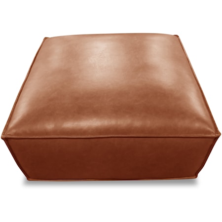 Byron Faux Leather Ottoman