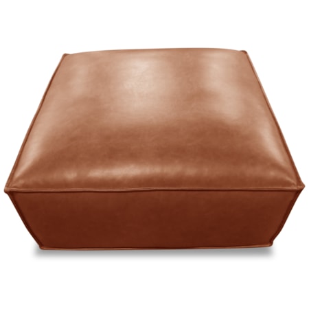 Byron Faux Leather Ottoman