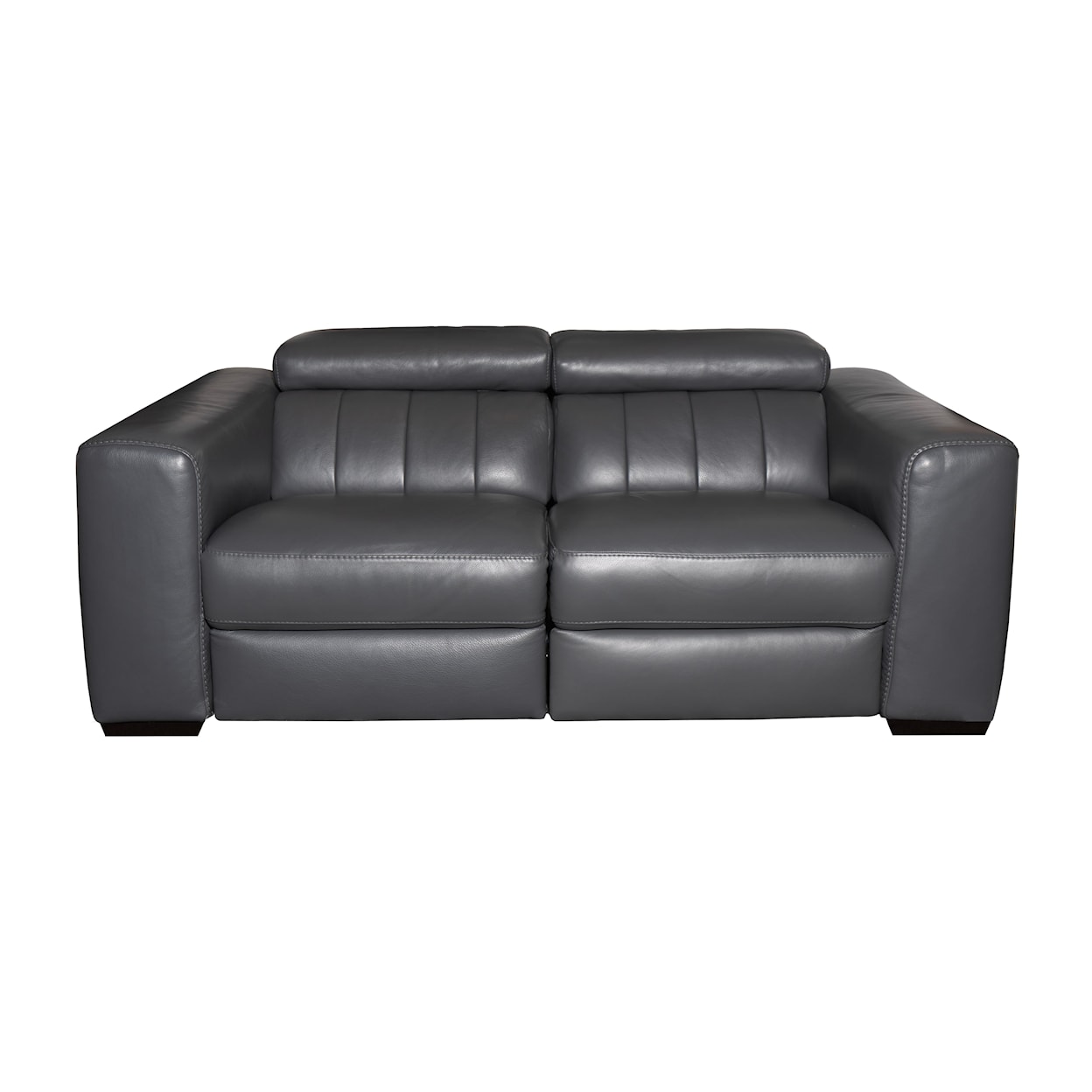 Natuzzi Editions 100% Italian Leather Power Reclining Leather Loveseat