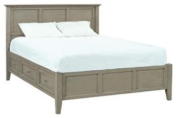 King Platform Storage Bed