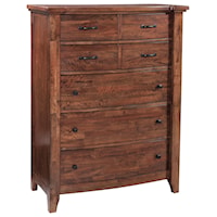 Solid Mango 5 Drawer Chest