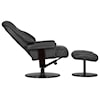 Mac Motion Chairs 14130 Push Back Chair and Ottoman