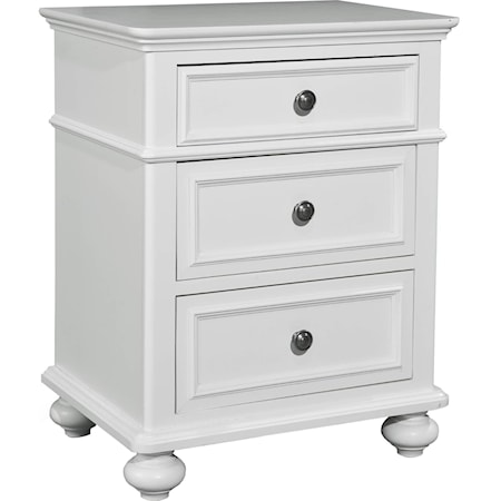 Nightstand with 3 Drawers