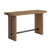 Contemporary Sofa Table with USB Ports