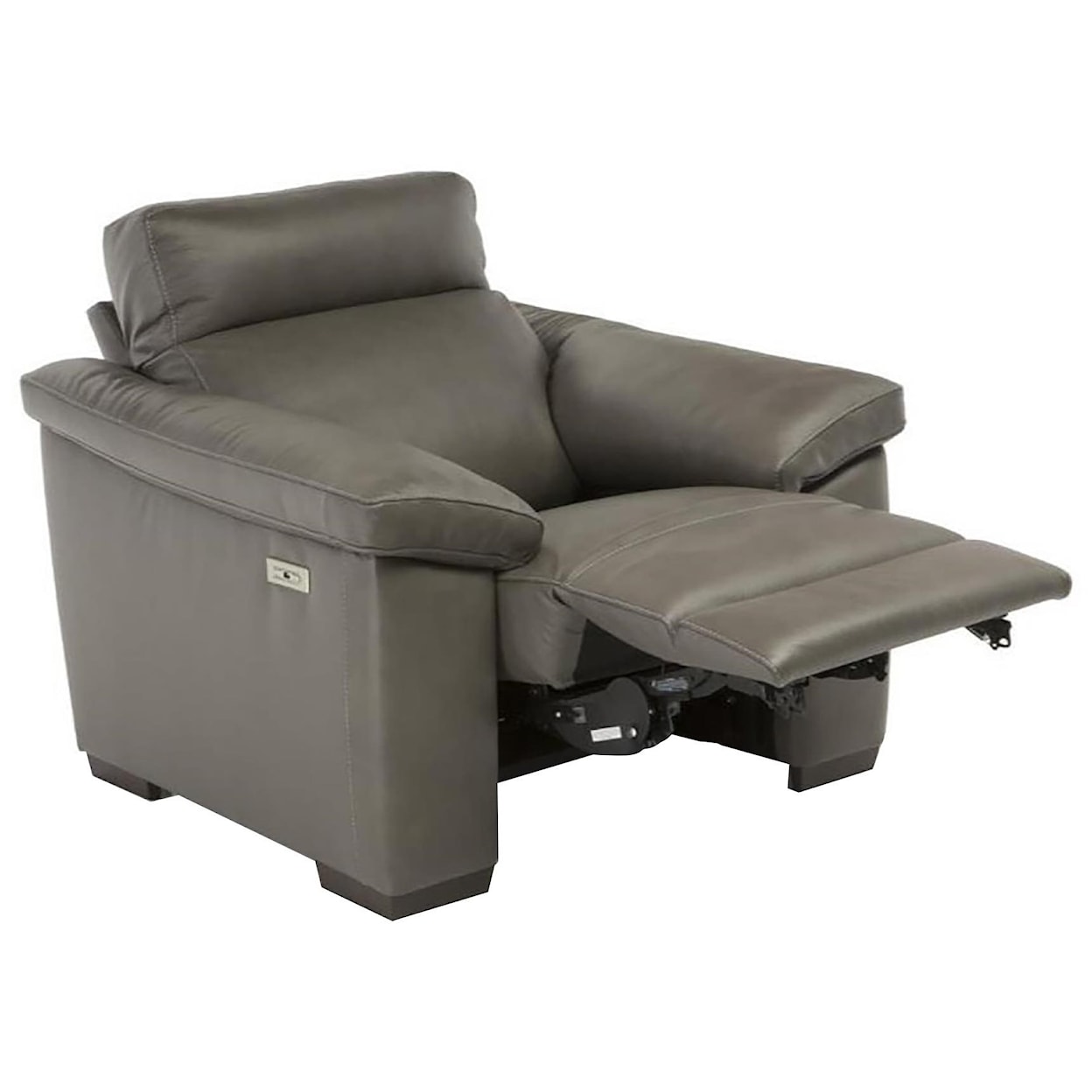 Natuzzi Editions 100% Italian Leather Power Recliner