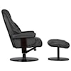 Mac Motion Chairs 14130 Push Back Chair and Ottoman