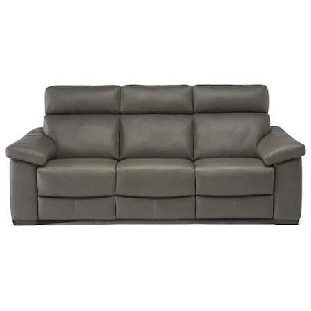 Power Reclining Leather Sofa