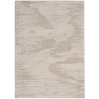 5'3" X 7'3" Taupe/Ivory Rectangle Rug