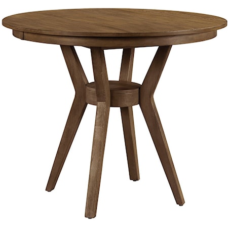 44" Round Counter Ht Dining Table w/ Modern