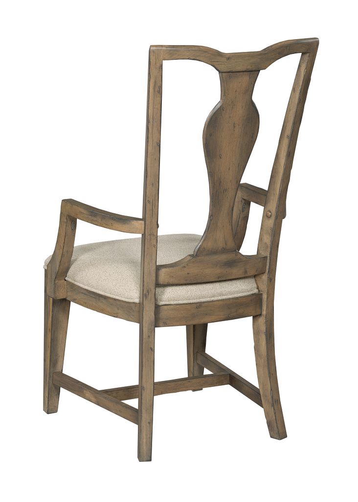 Kincaid Furniture Mill House 860637 Rustic Copeland Splat Back Arm