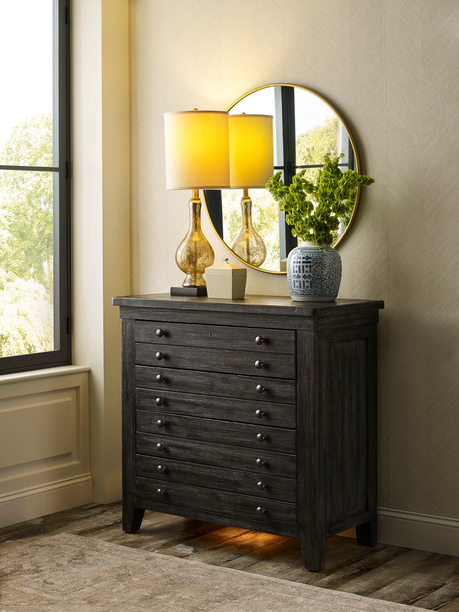 Kincaid Furniture Acquisitions Brimley Map Drawer Bachelor's Chest