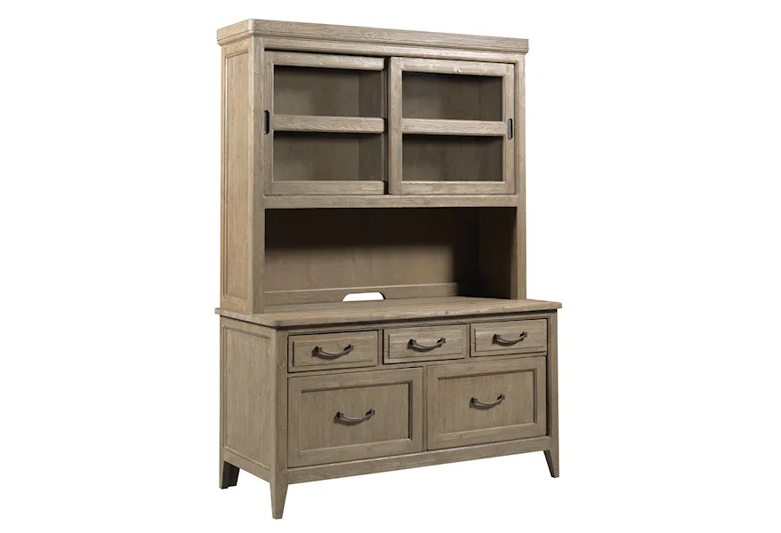 Urban Cottage Barlow Office Credenza with Hutch by Kincaid Furniture at Esprit Decor Home Furnishings