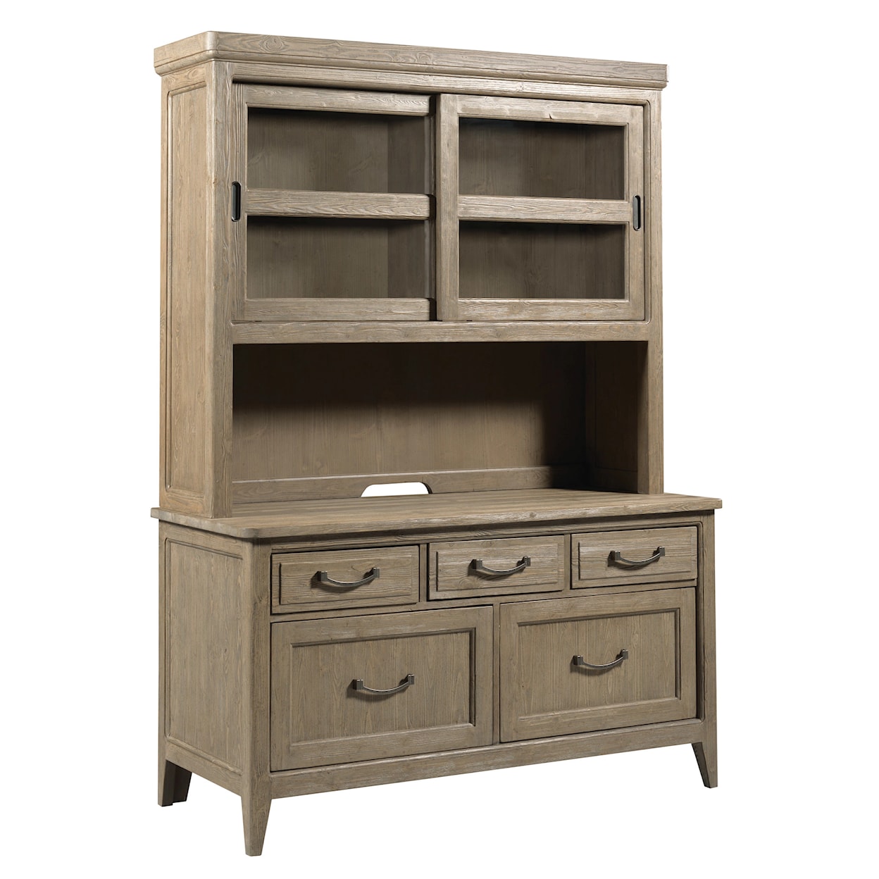 Kincaid Furniture Urban Cottage Barlow Office Credenza with Hutch