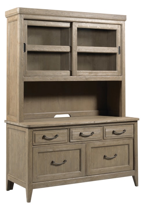 Barlow Office Storage Credenza with Hutch