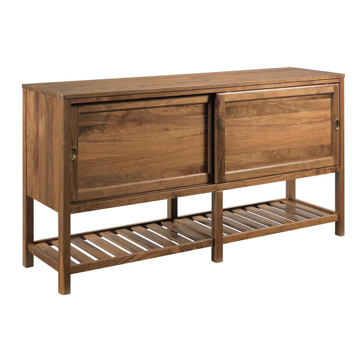 Kincaid Furniture Monogram Walnut Kingsley Display Buffet