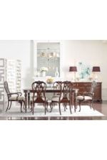 Kincaid Furniture Hadleigh Traditional Queen Anne Arm Chair with Upholstered Seat