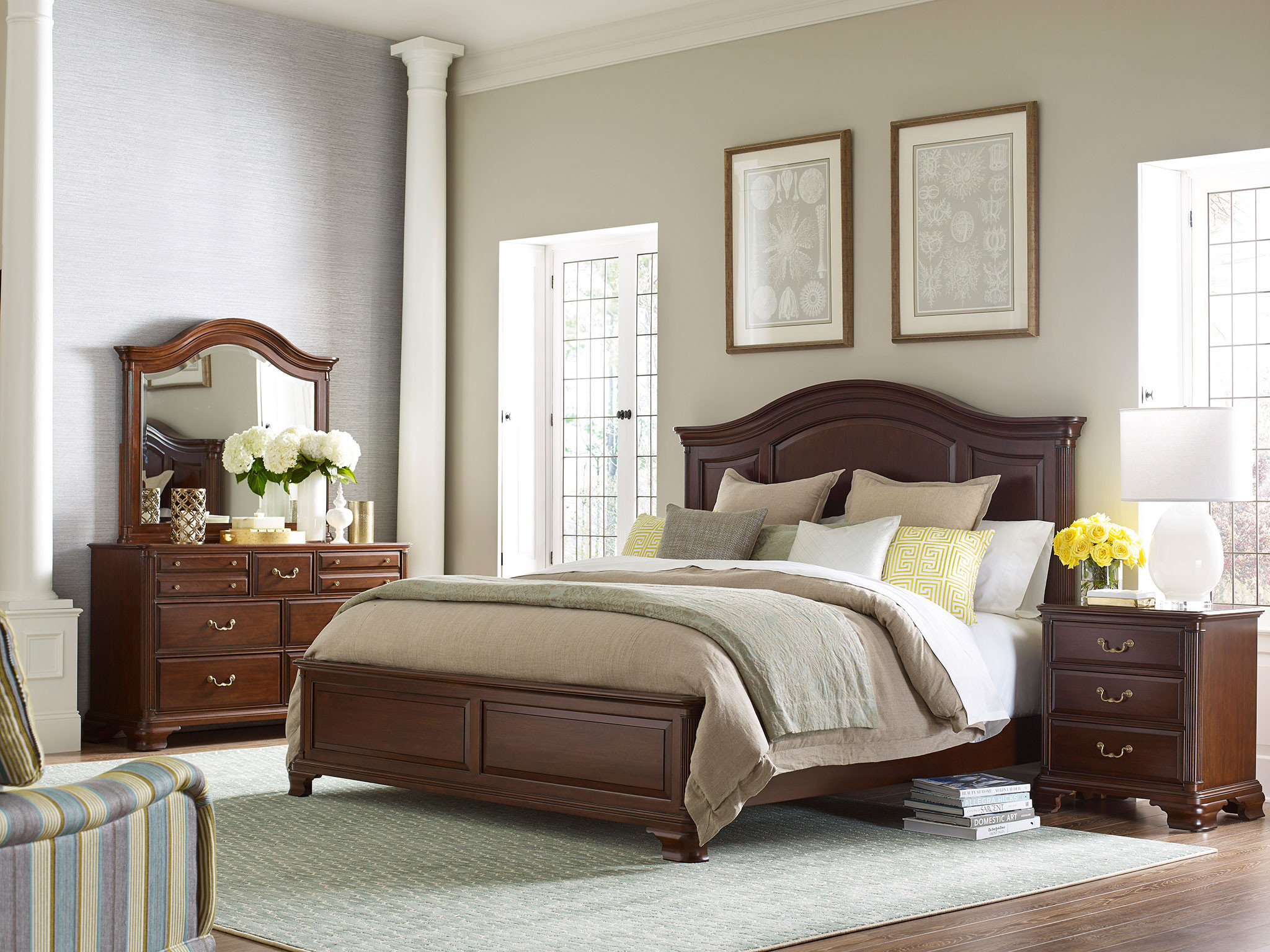 Arched Panel Bed Cali King Package
