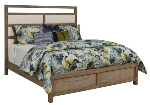Wyatt Cal King Upholstered Bed - Complete