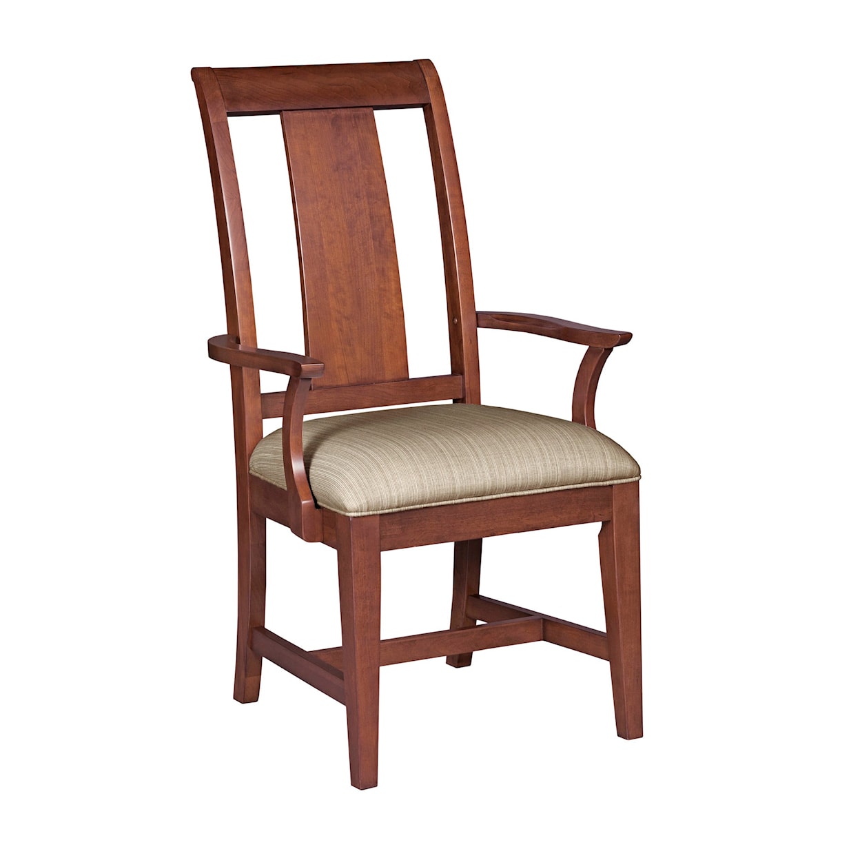 Kincaid Furniture Cherry Park Arm Chair Upholstered Seat