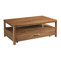 Transitional Coffee Table with Storage