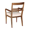 Kincaid Furniture Monogram Walnut Clubhouse Arm Chair