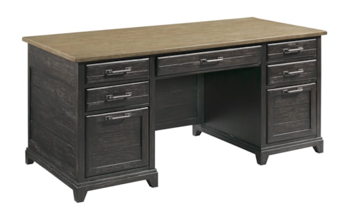 Traditional Rustic Executive Desk