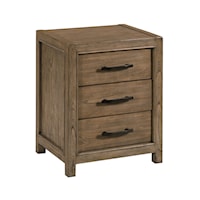 Transitional Calle 3-Drawer Nightstand