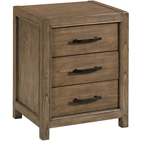 Transitional Calle 3-Drawer Nightstand