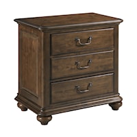 Traditional Witham 3-Drawer Nightstand