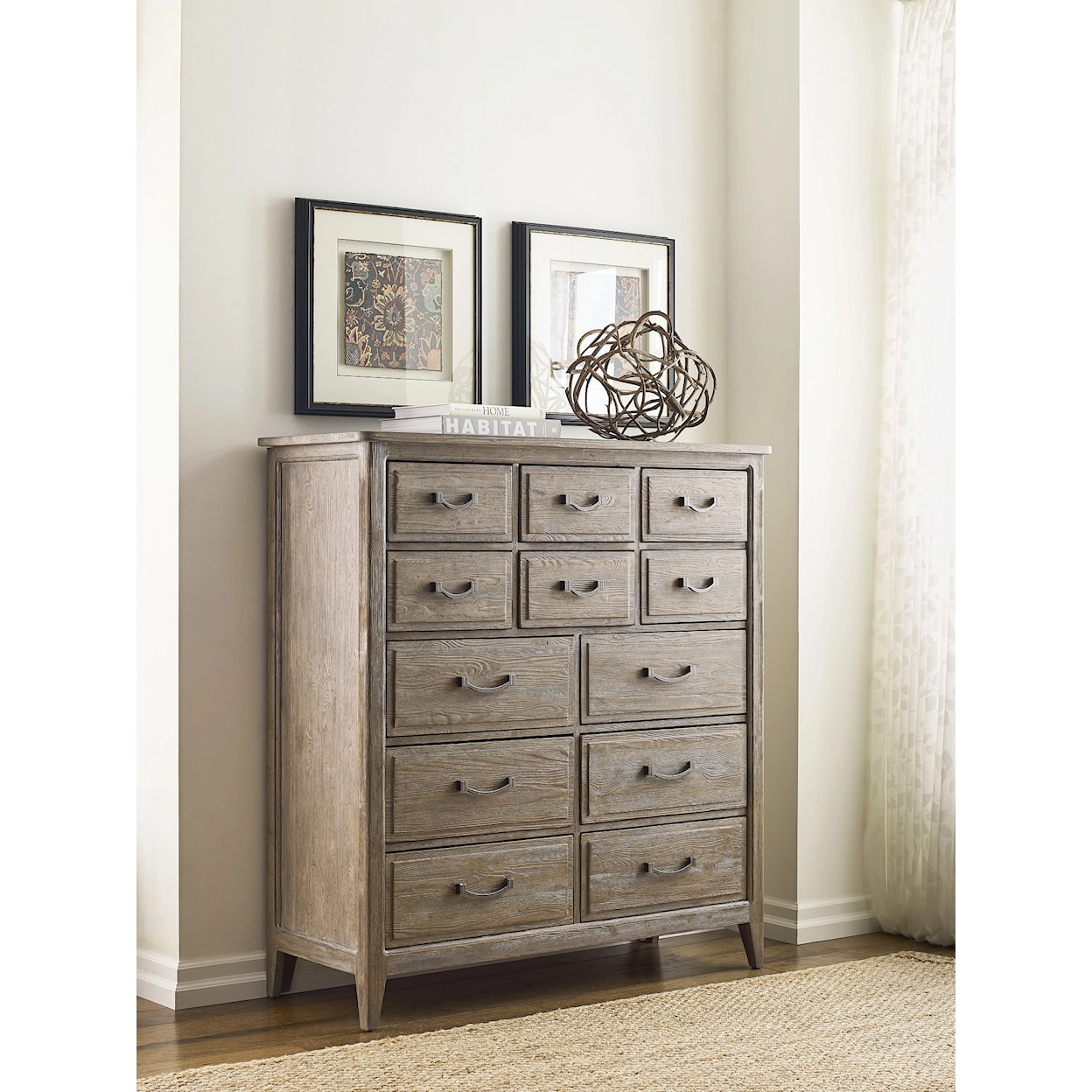 Kincaid Furniture Urban Cottage Forester Twelve Drawer Mule Chest