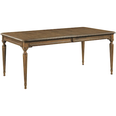 Traditional Solid Wood Nichols Rectangular Dining Table