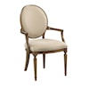 Kincaid Furniture Ansley Cecil Oval Back Uph Arm Chair