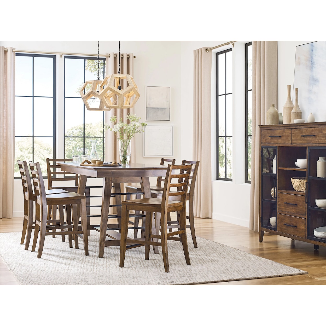 Kincaid Furniture Abode Zane Counter Height Trestle Table