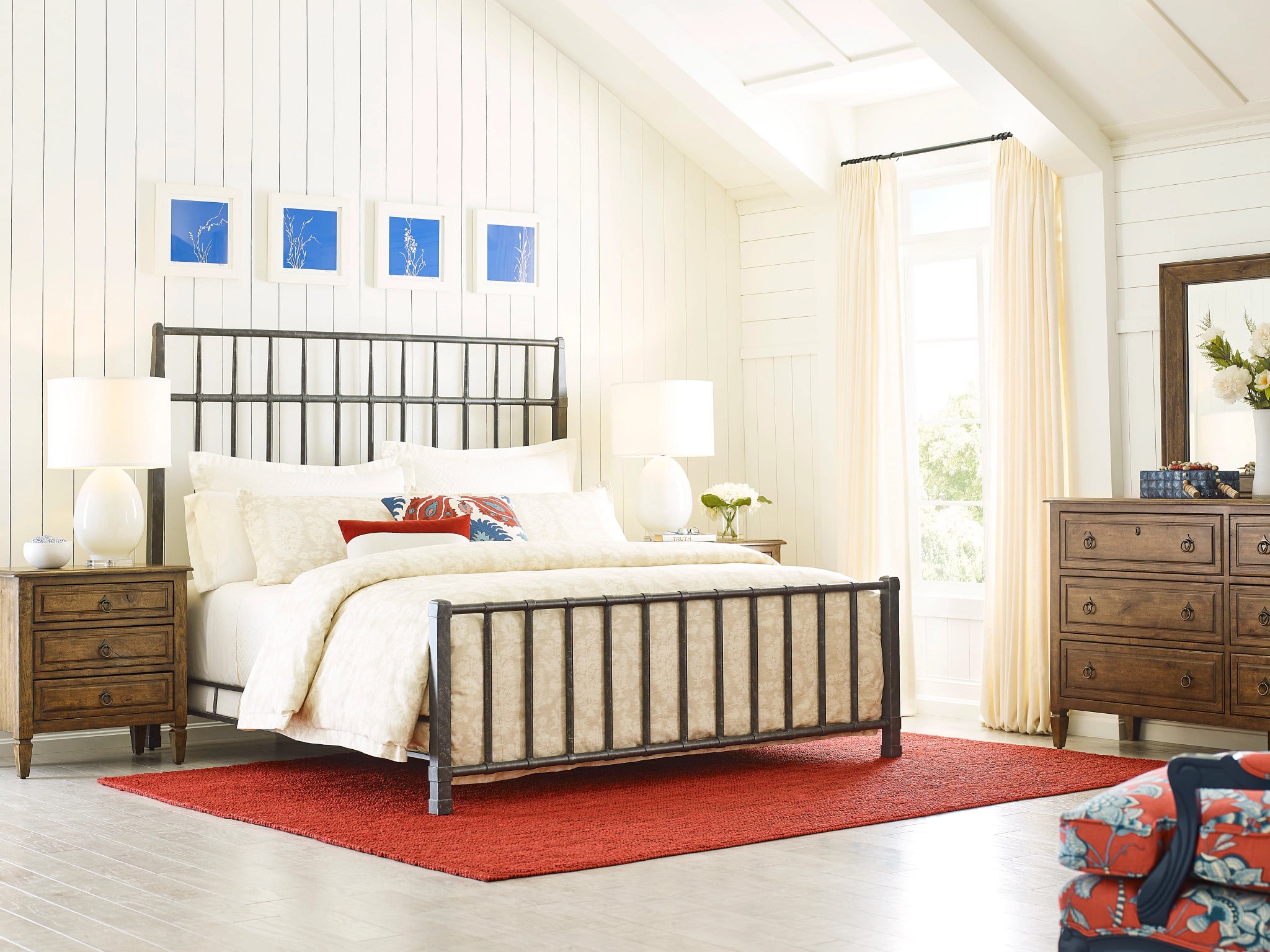 Kincaid Furniture Acquisitions Sylvan Queen Metal Bed